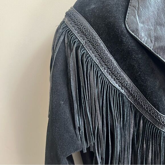 Wilson’s genuine soft leather cropped western jacket M - Picture 2 of 7